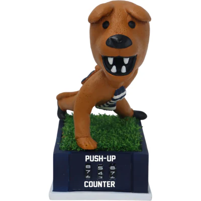 The Nittany Lion Penn State Nittany Lions Mascot Push-Up Counter Bobblehead - Image 2
