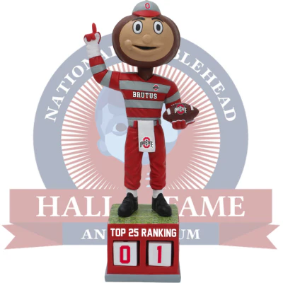 Brutus Buckeye Ohio State Buckeyes Football Top 25 Ranking Tracker Bobblehead