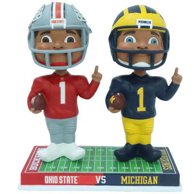 Ohio State vs. Michigan Football Rivalry Bobblehead (Presale) - Image 2
