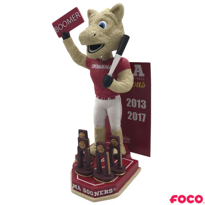 Oklahoma Sooners NCAA Softball National Champions Bobblehead - Image 2