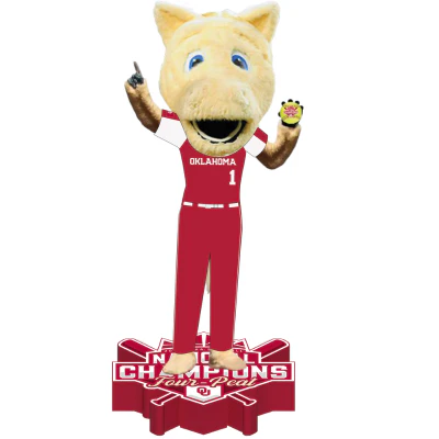 Oklahoma Sooners 2024 Softball National Champions Bobbleheads - Image 3