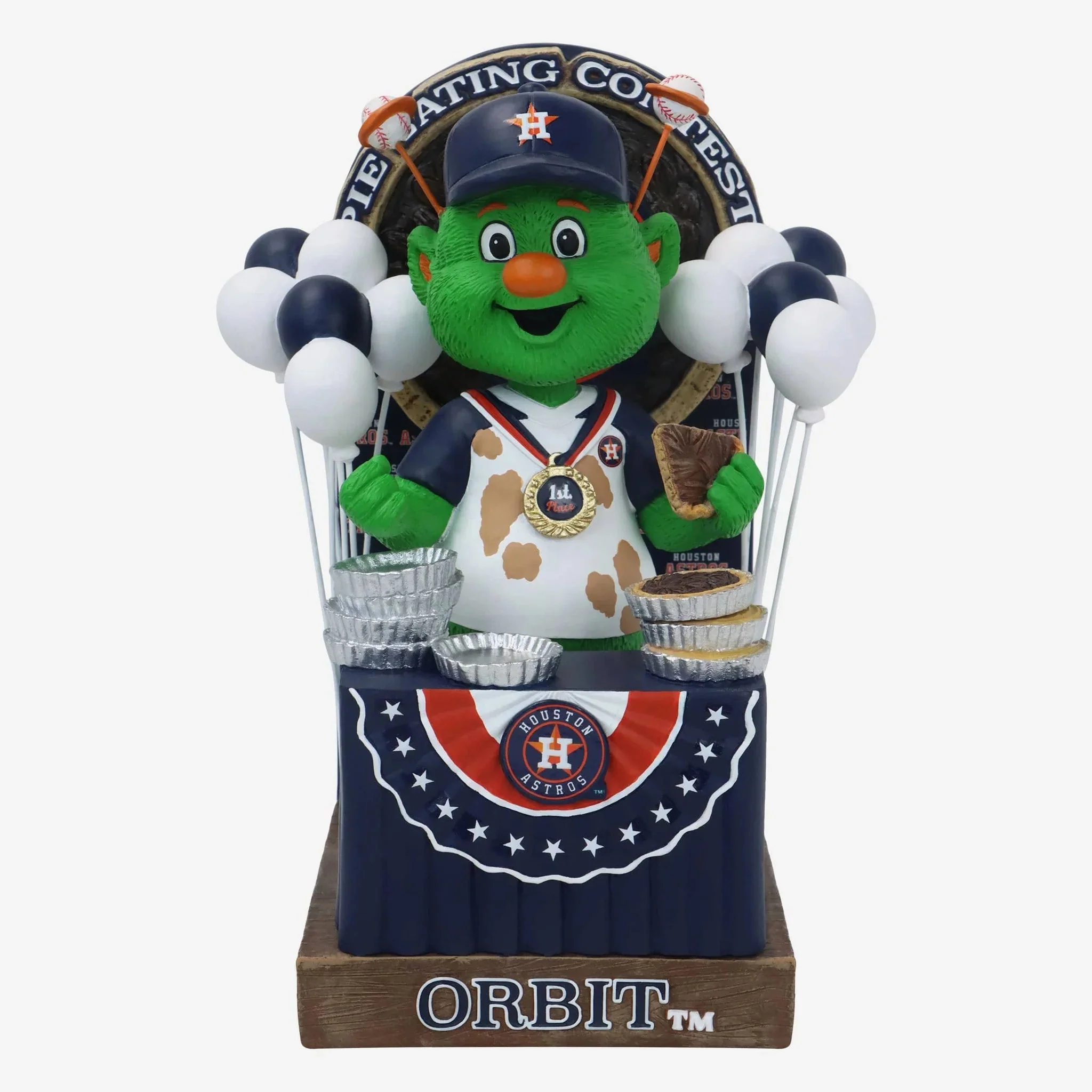 Orbit Houston Astros Pie Eating Contest MLB Bobblehead