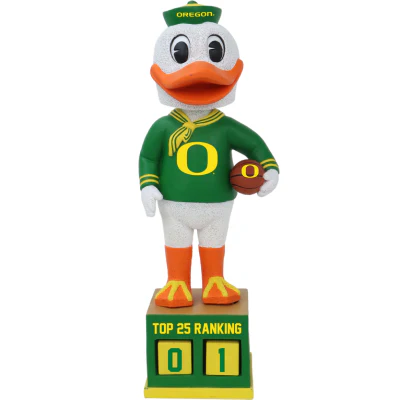 Oregon Ducks Basketball Top 25 Ranking Tracker Bobblehead (Presale) - Image 2