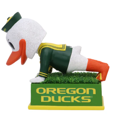 The Oregon Duck Oregon Ducks Mascot Push-Up Counter Bobblehead (Presale) - Image 2