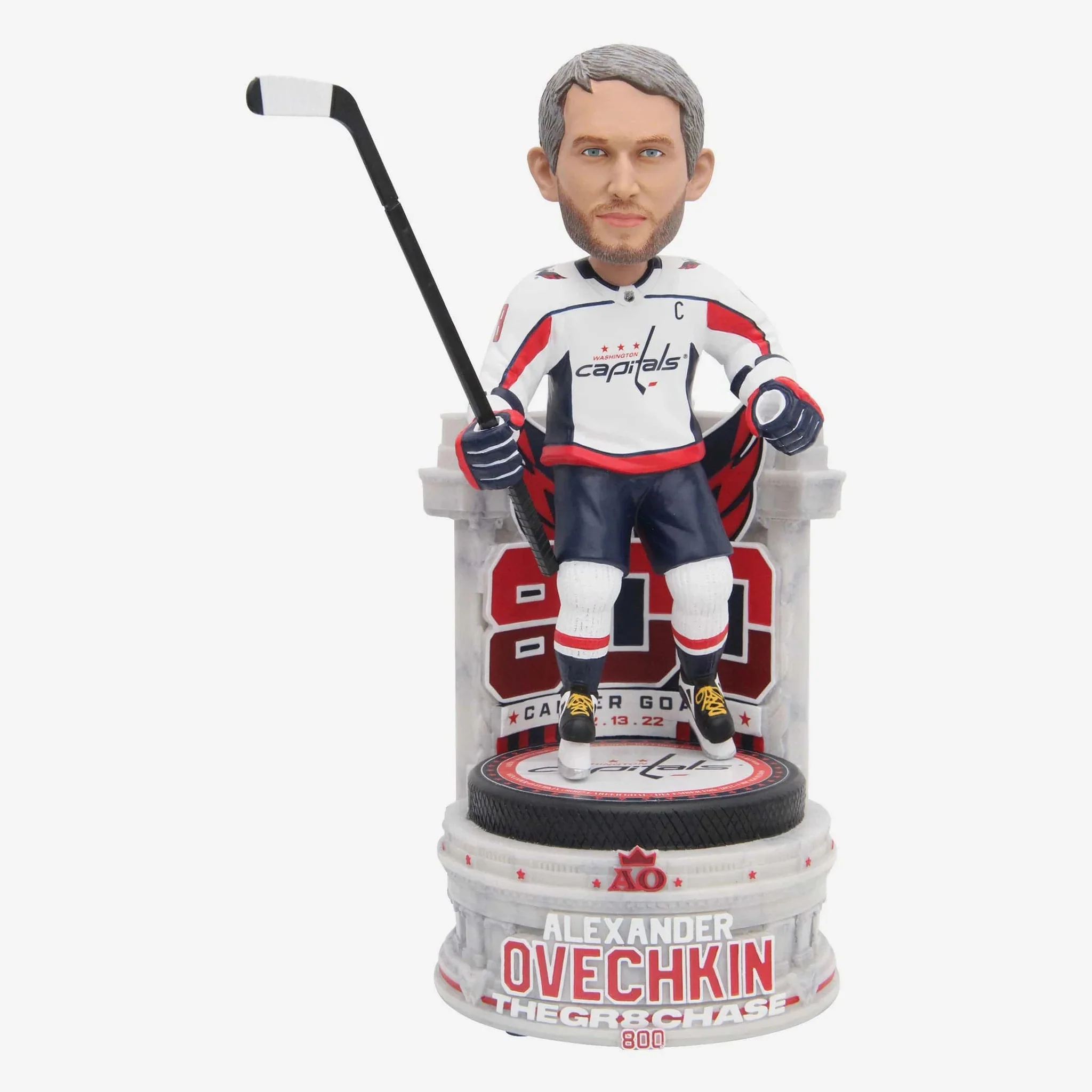 Alex Ovechkin Washington Capitals 800th Goal NHL Hockey Bobblehead