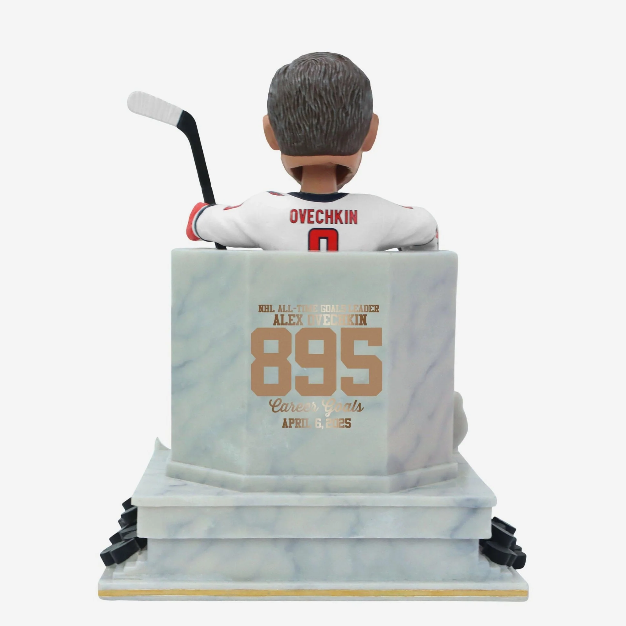 Alex Ovechkin Washington Capitals NHL All-Time Leading Goal Scorer NHL Bobblehead - Image 2