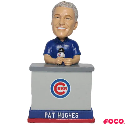 Pat Hughes Chicago Cubs 2016 World Series Talking Bobblehead - Image 3