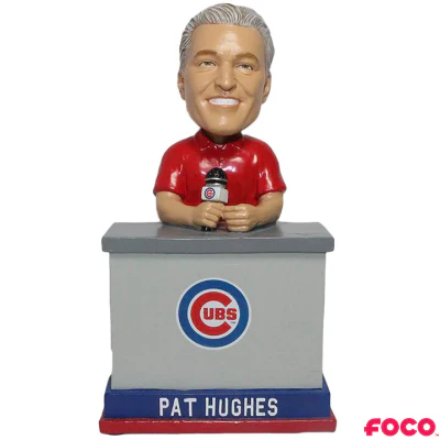 Pat Hughes Chicago Cubs 2016 World Series Talking Bobblehead - Image 4