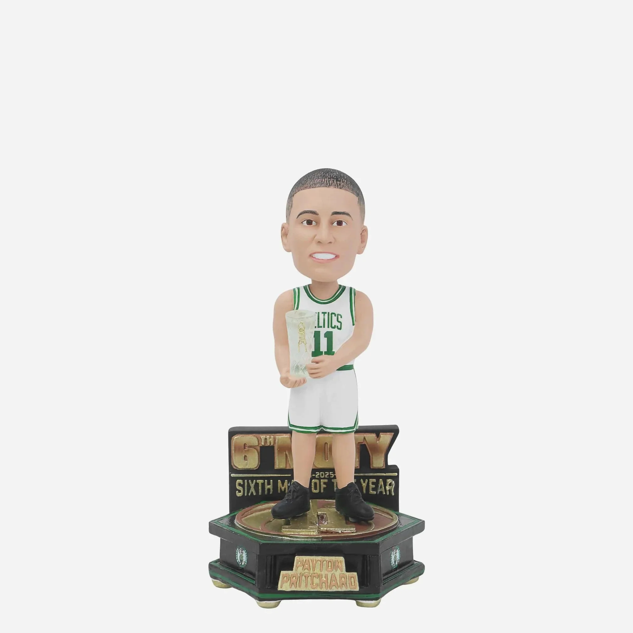 Payton Pritchard Boston Celtics 2025 NBA Sixth Man of the Year Mini Bobblehead