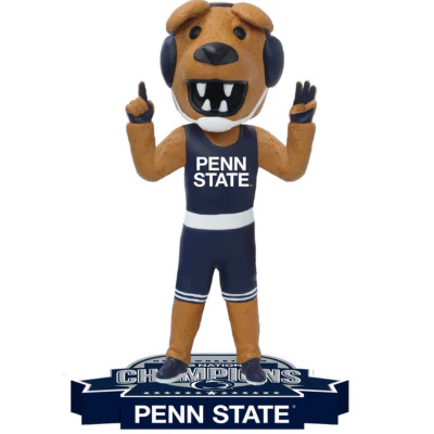 The Nittany Lion Penn State Nittany Lions Mascot 2025 NCAA Wrestling National Champions Bobblehead - Image 2