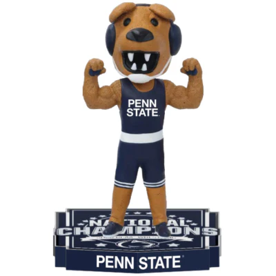 The Nittany Lion Penn State Nittany Lions Mascot 2026 NCAA Wrestling National Champions Bobblehead (Presale) - Image 2