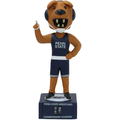 The Nittany Lion Penn State Nittany Lions Mascot NCAA Wrestling Championship Counter Bobblehead - Image 2