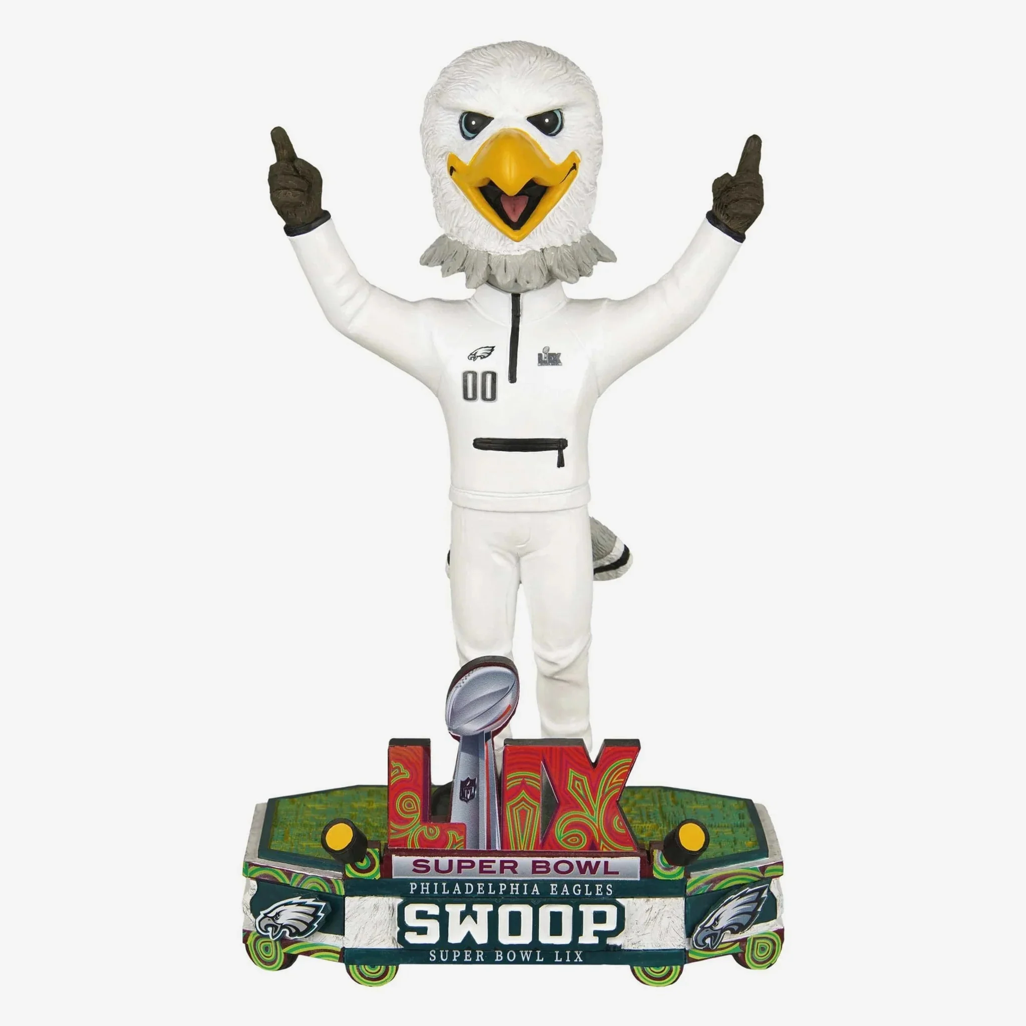 Swoop Philadelphia Eagles Super Bowl LIX Outfit NFL Football Bobblehead