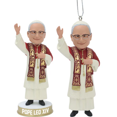 Pope Leo XIV Mini Bobbleheads - Image 4