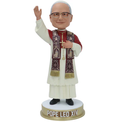 Pope Leo XIV Introduction Bobblehead - Image 2