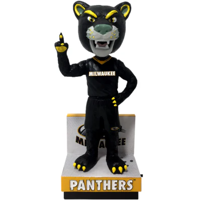 Pounce Panther Milwaukee Panthers Fight Song Mascot Bobbleheads - Image 2