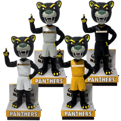 Pounce Panther Milwaukee Panthers Fight Song Mascot Bobbleheads - Image 6