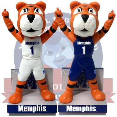 Pouncer the Tiger Memphis Tigers Mascot Bobbleheads - Image 4