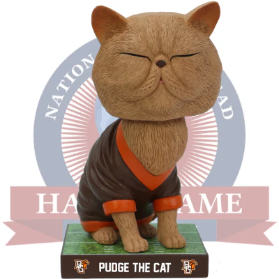 Pudge the Cat Bowling Green Falcons Bobblehead