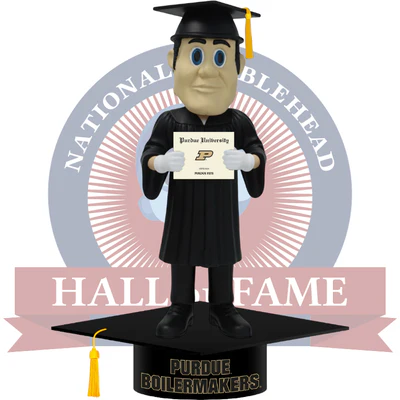 Purdue Pete Purdue Boilermakers Mascot Graduation Bobblehead (Presale)