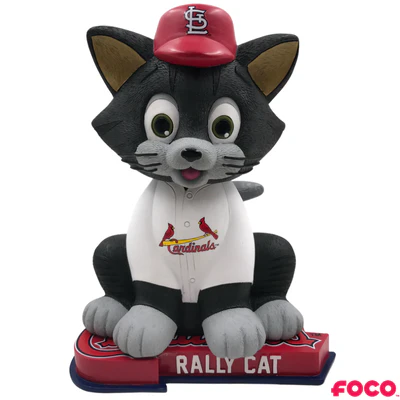 St. Louis Cardinals Rally Cat Bobblehead - Image 3