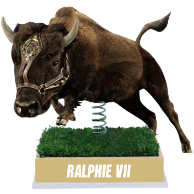 Ralphie VII Colorado Buffaloes Live Mascot Bobblehead (Presale) - Image 2