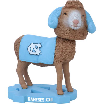Rameses XXII North Carolina Tar Heels Live Ram Bobblehead (Presale) - Image 2