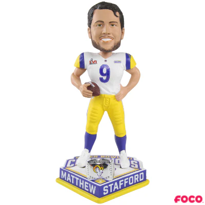 Los Angeles Rams Super Bowl LVI 56 Champions Bobbleheads - Image 14