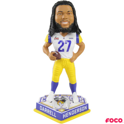 Los Angeles Rams Super Bowl LVI 56 Champions Bobbleheads - Image 7