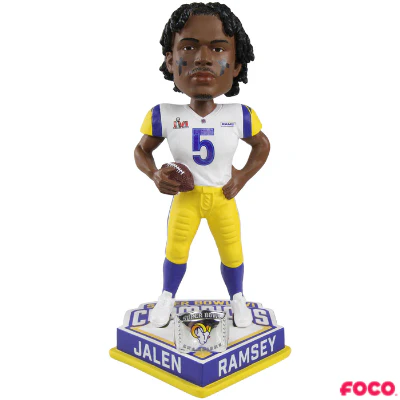 Los Angeles Rams Super Bowl LVI 56 Champions Bobbleheads - Image 9