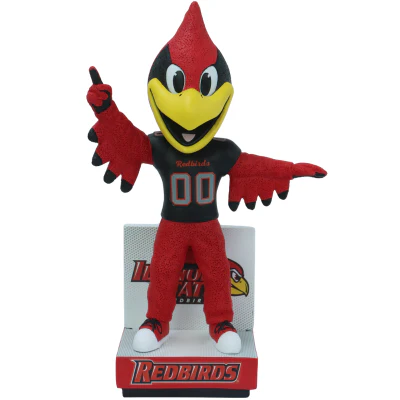 Reggie Redbird Illinois State Redbirds Mascot Bobblehead (Presale) - Image 2