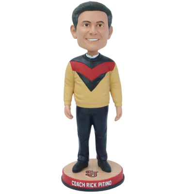 Rick Pitino St. John's Red Storm Coach Sweater Bobblehead - Image 2