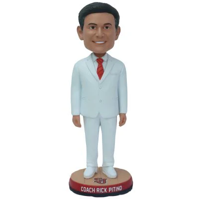 Rick Pitino St. John's Red Storm Coach White Suit Bobblehead - Image 2