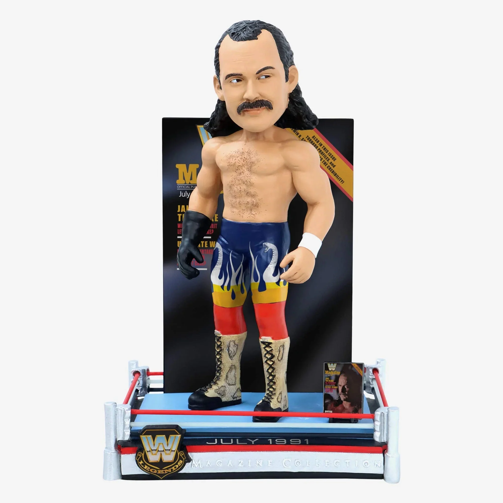 Jake The Snake Roberts WWE Magazine Cover WWE Bobblehead