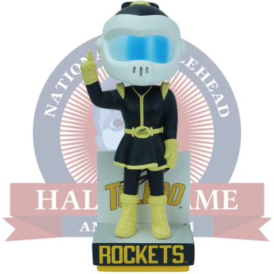 Rocksy the Rockette Toledo Rockets Female Mascot Bobblehead (Presale)