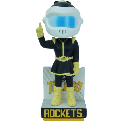 Rocksy the Rockette Toledo Rockets Female Mascot Bobblehead (Presale) - Image 2