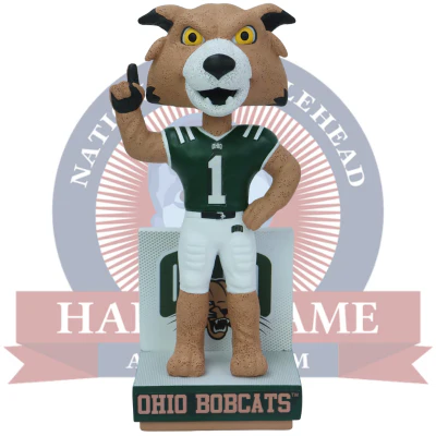 Rufus the Bobcat Ohio Bobcats Mascot Bobblehead (Presale)