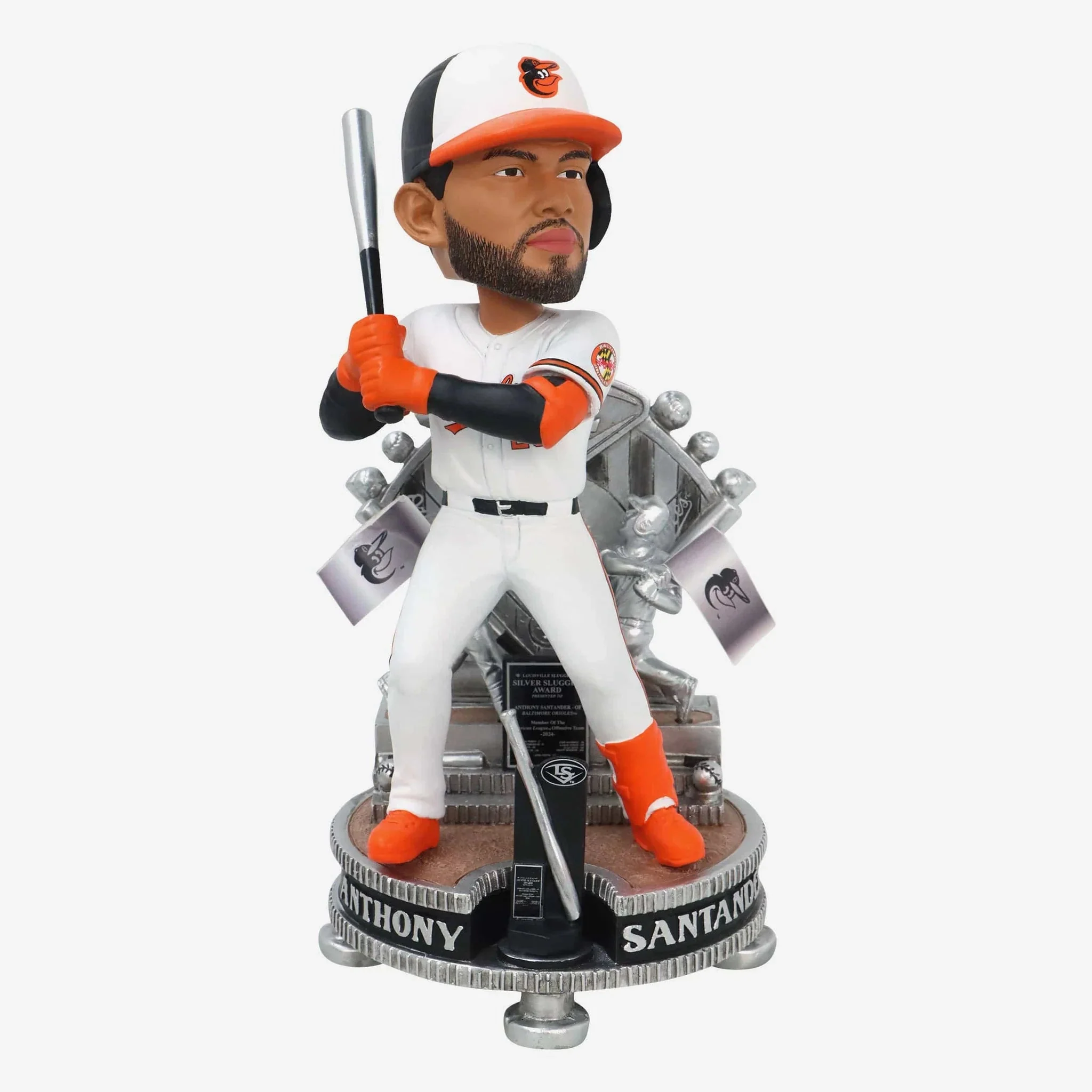 Anthony Santander Baltimore Orioles 2024 Silver Slugger MLB Baseball Bobblehead