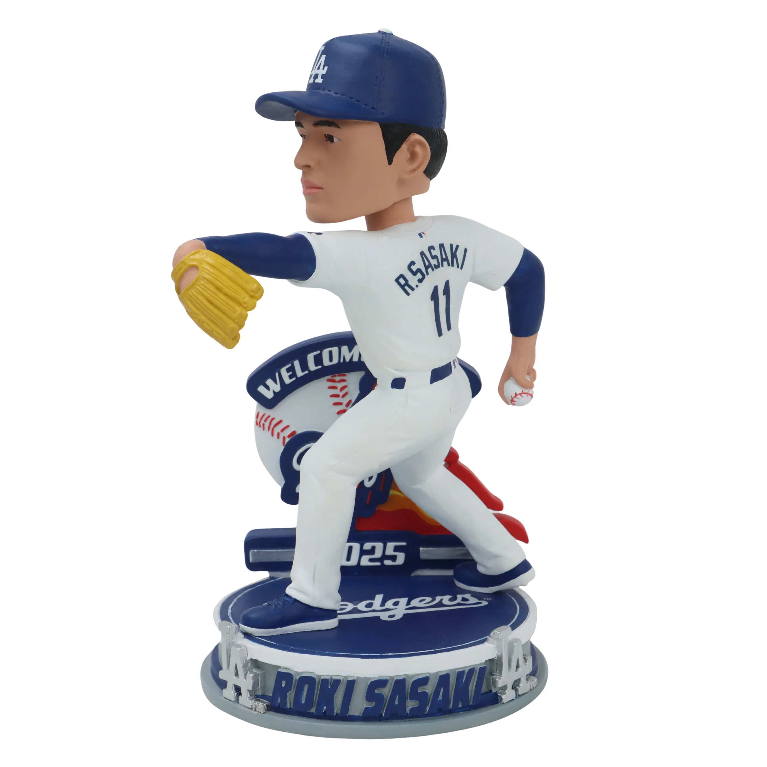 Roki Sasaki Los Angeles Dodgers Welcome To The Team MLB Baseball Bobblehead