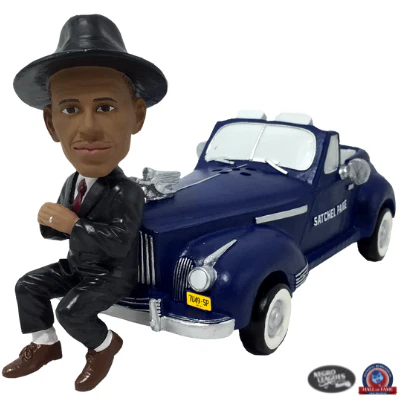Satchel Paige Talking Baseball Bobbleheads - Image 3