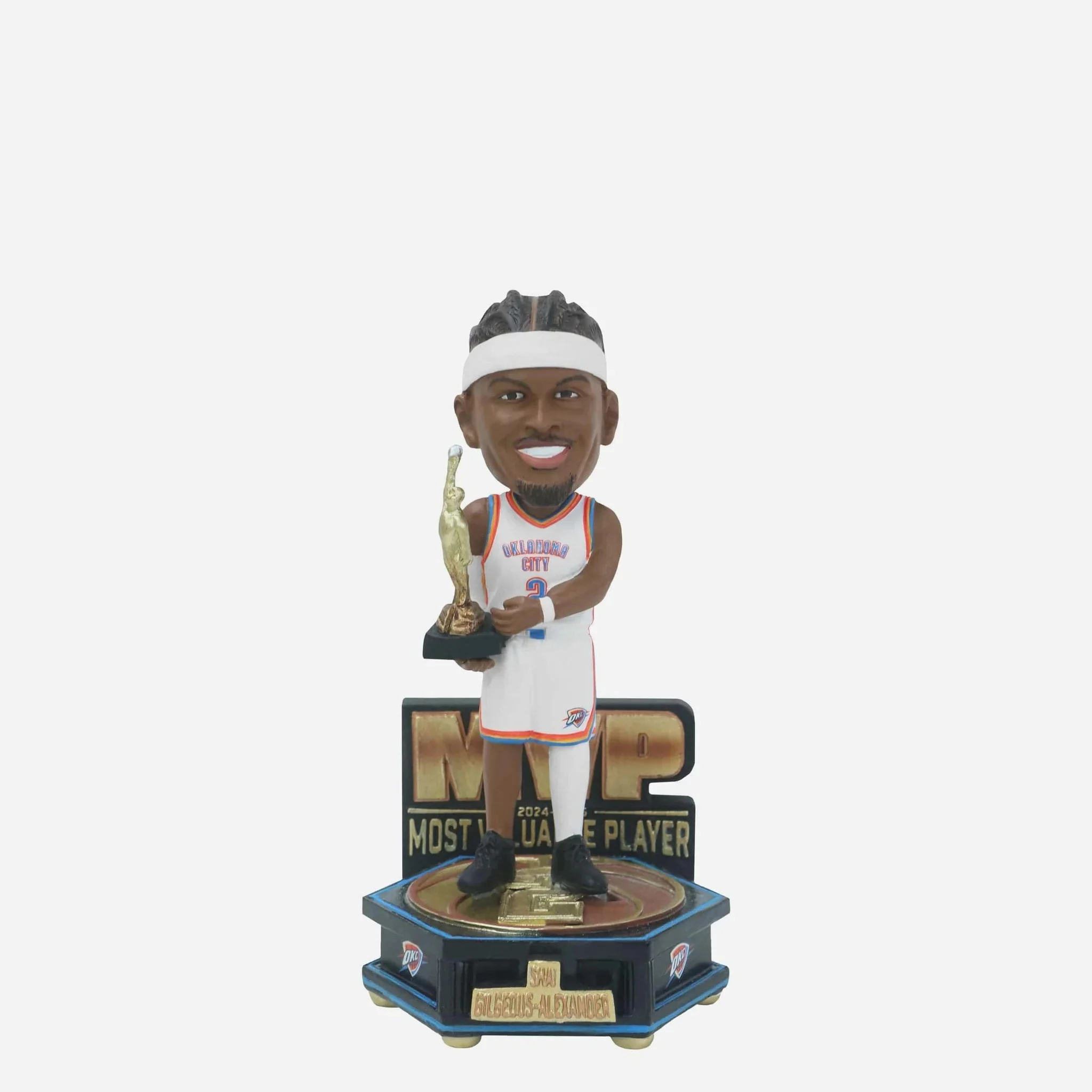 Shai Gilgeous-Alexander Oklahoma City Thunder 2025 NBA MVP Mini Bobblehead