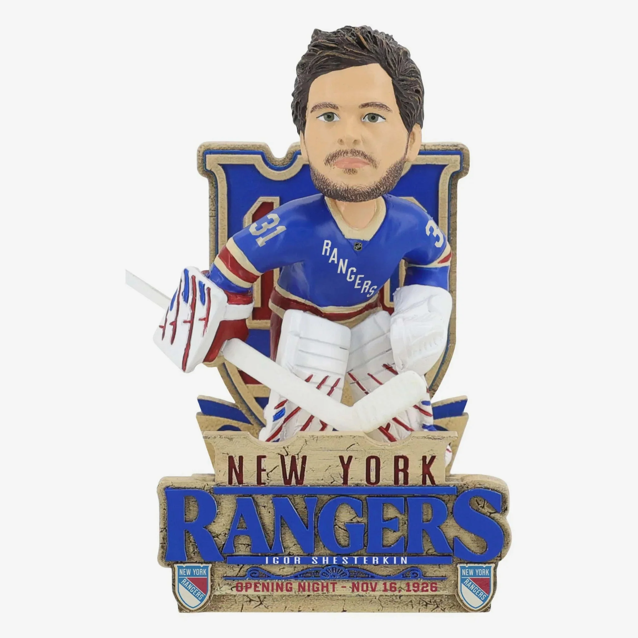 Igor Shesterkin New York Rangers Centennial NHL Bobblehead