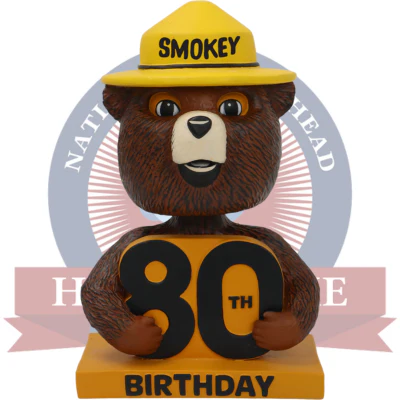 Smokey Bear 80th Birthday Bobblehead