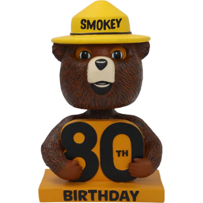 Smokey Bear 80th Birthday Bobblehead - Image 2