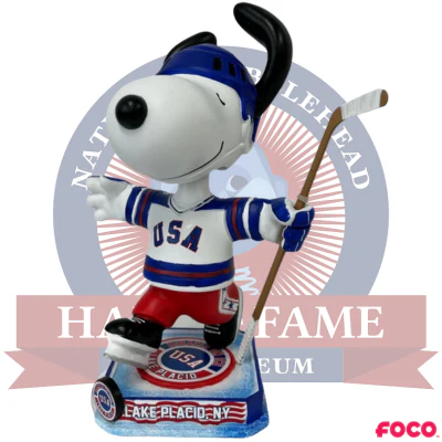 Snoopy USA Miracle on Ice Bobblehead
