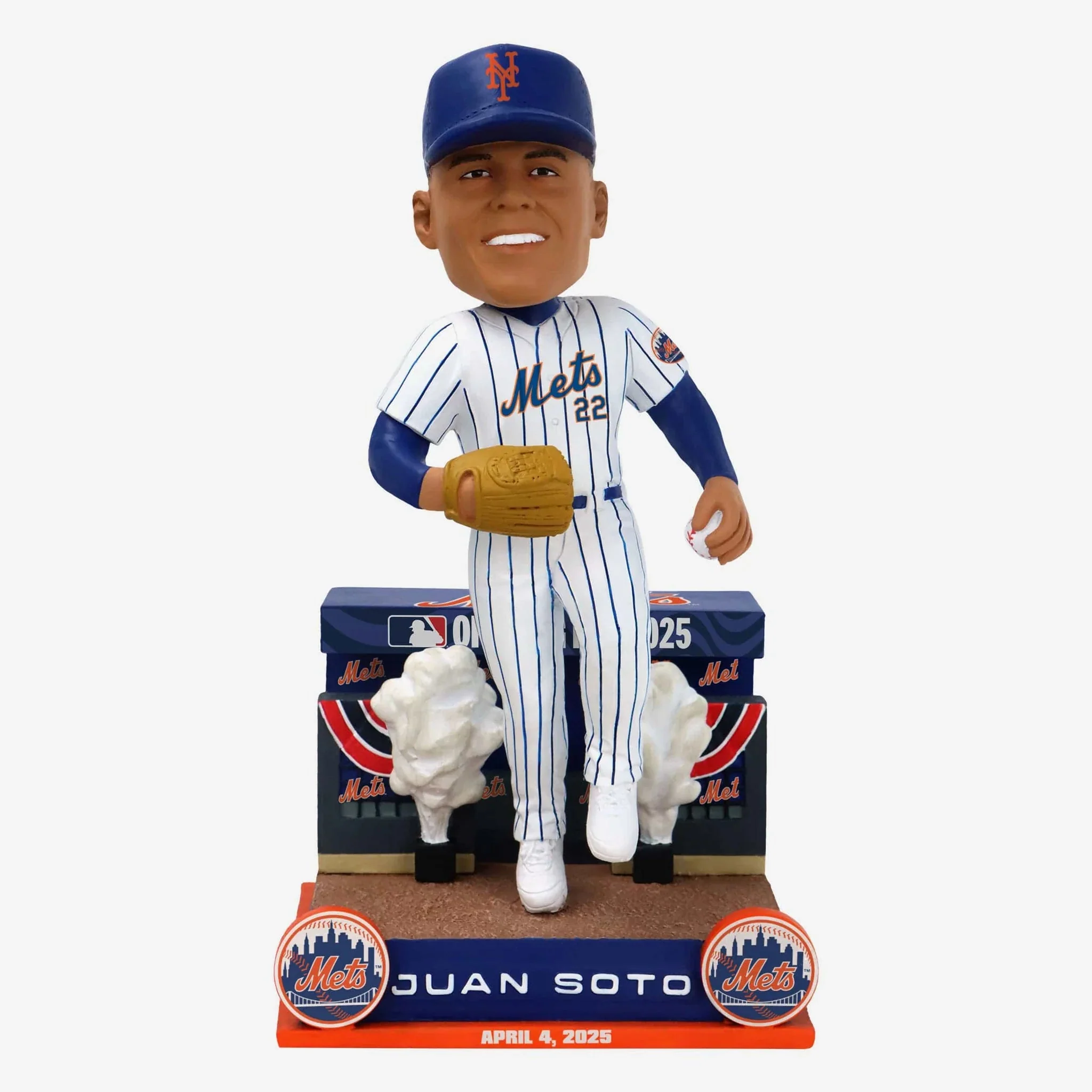 Juan Soto New York Mets 2025 Opening Day Dugout Entrance MLB Bobblehead