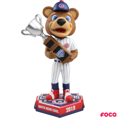 South Bend Cubs 2019 Midwest League Champions Bobblehead - Image 2
