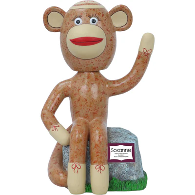 Soxanne The Rockford Sock Monkey Bobblehead - Image 2