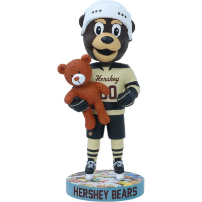 Coco the Bear Hershey Bears Mascot Teddy Bear Toss Bobblehead - Image 2