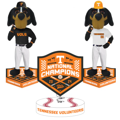 Tennessee Volunteers 2024 Men's College World Series National Champions Bobbleheads - Image 5